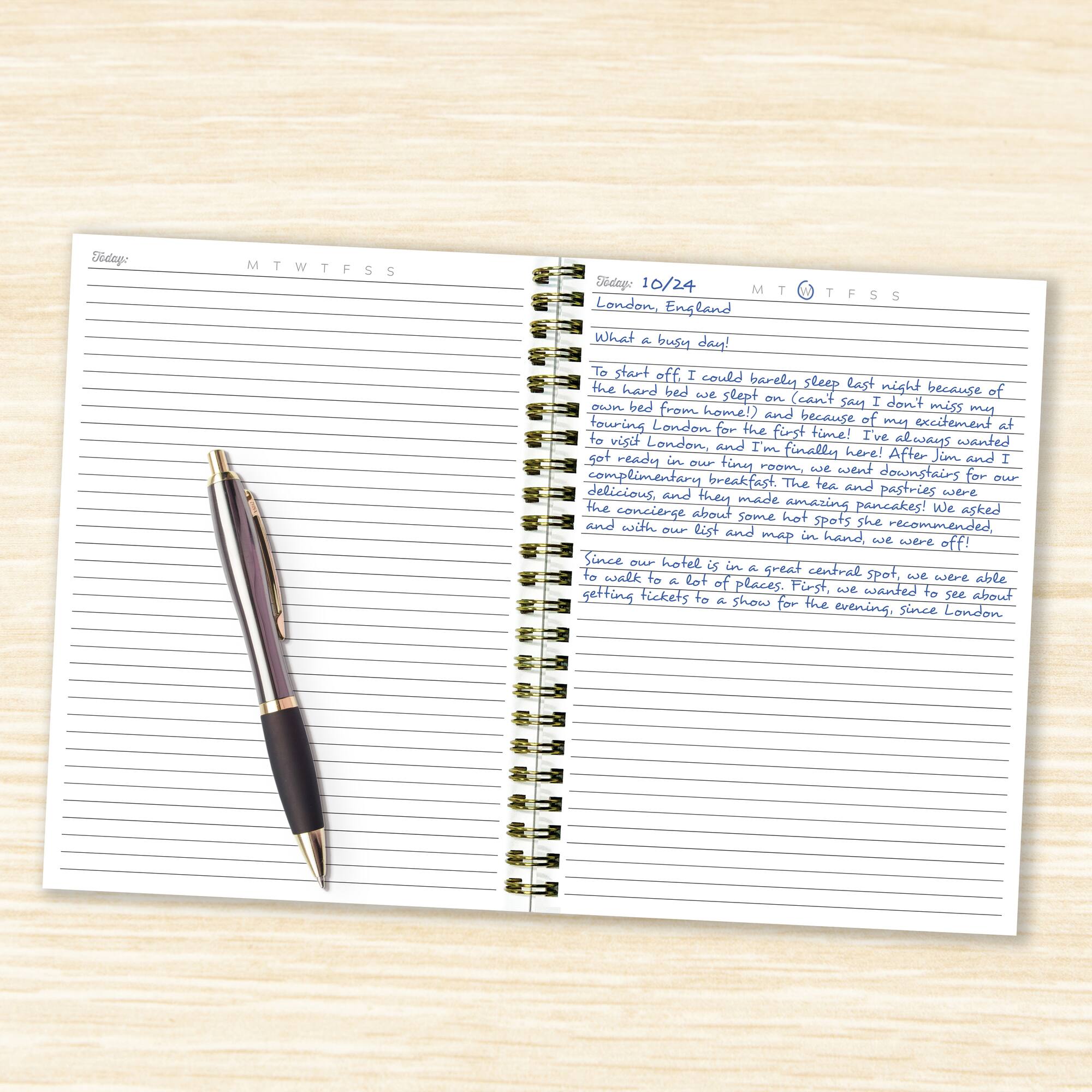 TF Publishing Ikat Boho Chic Spiral Lined Journal